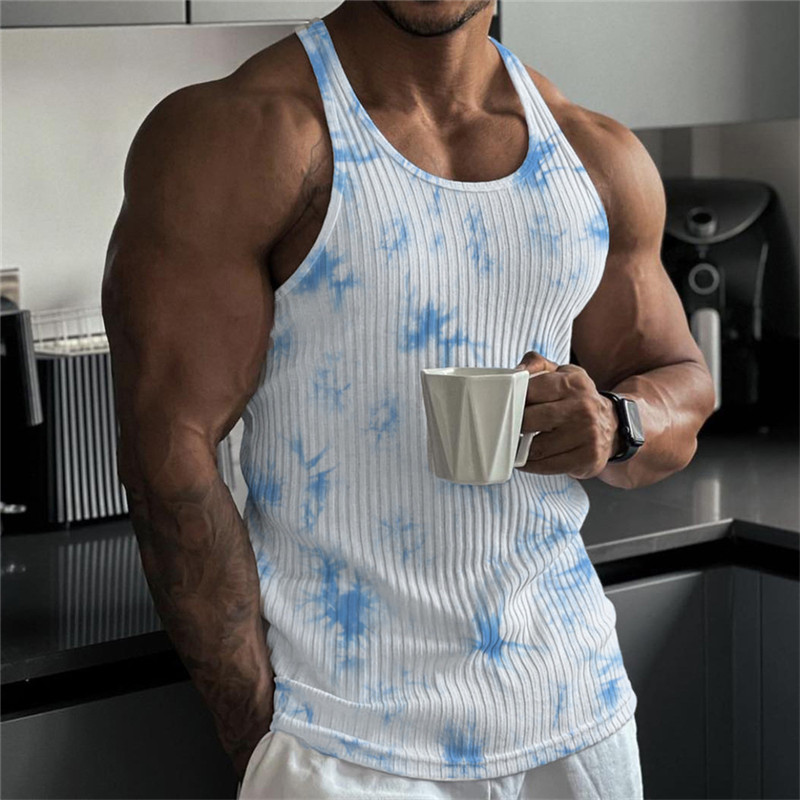 Camouflage Muschi Vestă Bărbați Vestă Îmbrăcăminte de gimnastică Culturism Stringer Tank Top Barbați Antrenament Tricou fără mâneci Fitness Barbați Tanktop