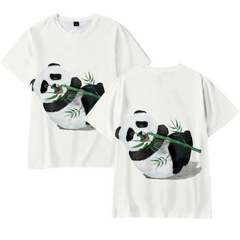 New Panda 3D Print T-shirts Cute Animal Streetwear Men Women Fashion Oversize T Shirt Harajuku Kids Tees Tops Boy Girl Clothing