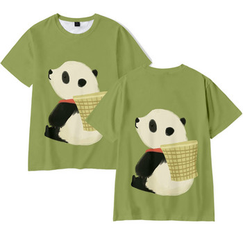 New Panda 3D Print T-shirts Cute Animal Streetwear Men Women Fashion Oversize T Shirt Harajuku Kids Tees Tops Boy Girl Clothing