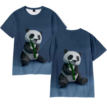 New Panda 3D Print T-shirts Cute Animal Streetwear Men Women Fashion Oversize T Shirt Harajuku Kids Tees Tops Boy Girl Clothing