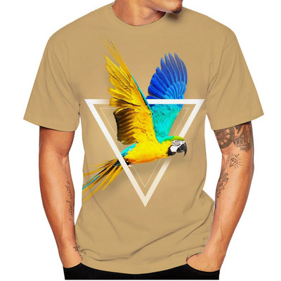 Letné tričká s papagájmi, zvieratá, vtáky, 3D potlač, streetwear, muži, ženy, ležérne, módne, nadrozmerné tričko s výstrihom do O-krku, detské tričká, topy, oblečenie