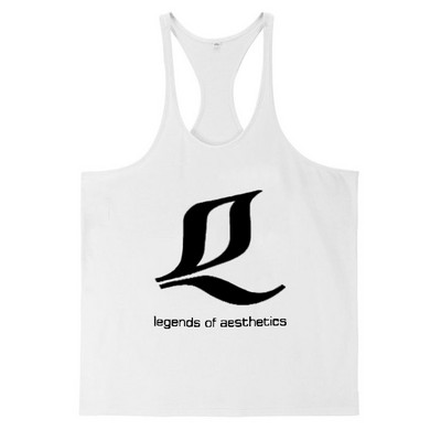 Ανδρικά Γυμναστήριο Πολύχρωμο Μυϊκό Tank Top Fitness Stringers πουκάμισο Αθλητικό Y BACK Ρούχα Racer