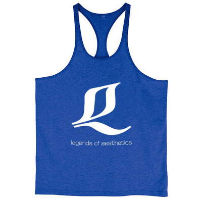 Ανδρικά Γυμναστήριο Πολύχρωμο Μυϊκό Tank Top Fitness Stringers πουκάμισο Αθλητικό Y BACK Ρούχα Racer