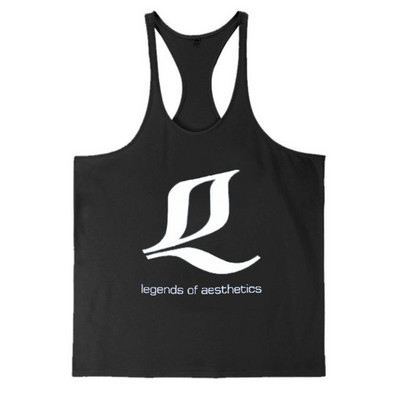 Ανδρικά Γυμναστήριο Πολύχρωμο Μυϊκό Tank Top Fitness Stringers πουκάμισο Αθλητικό Y BACK Ρούχα Racer