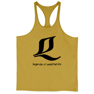 Ανδρικά Γυμναστήριο Πολύχρωμο Μυϊκό Tank Top Fitness Stringers πουκάμισο Αθλητικό Y BACK Ρούχα Racer