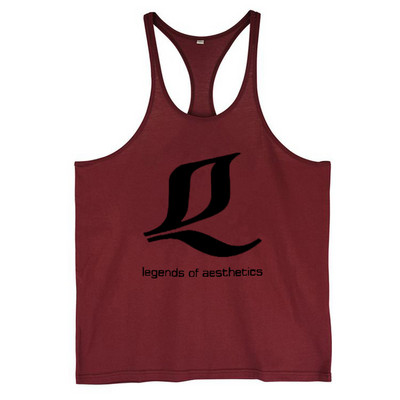 Ανδρικά Γυμναστήριο Πολύχρωμο Μυϊκό Tank Top Fitness Stringers πουκάμισο Αθλητικό Y BACK Ρούχα Racer