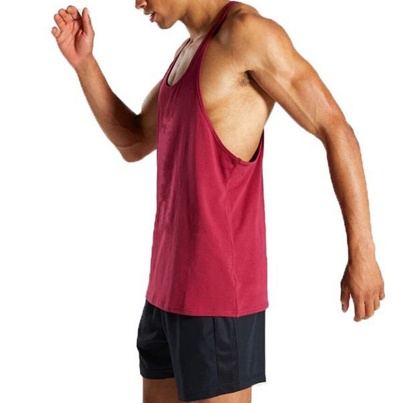 Ανδρικά Γυμναστήριο Πολύχρωμο Μυϊκό Tank Top Fitness Stringers πουκάμισο Αθλητικό Y BACK Ρούχα Racer