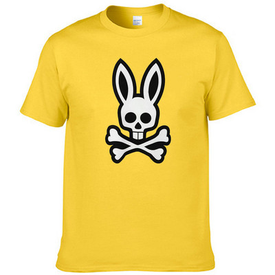 2023 Νέο βαμβακερό μπλουζάκι για άντρες Γυναικείο μπλουζάκι με κοντομάνικο κουνέλι με μοτίβο φαντασμάτων