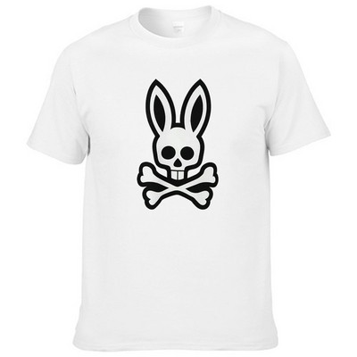 2023 Νέο βαμβακερό μπλουζάκι για άντρες Γυναικείο μπλουζάκι με κοντομάνικο κουνέλι με μοτίβο φαντασμάτων