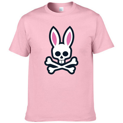 2023 Νέο βαμβακερό μπλουζάκι για άντρες Γυναικείο μπλουζάκι με κοντομάνικο κουνέλι με μοτίβο φαντασμάτων