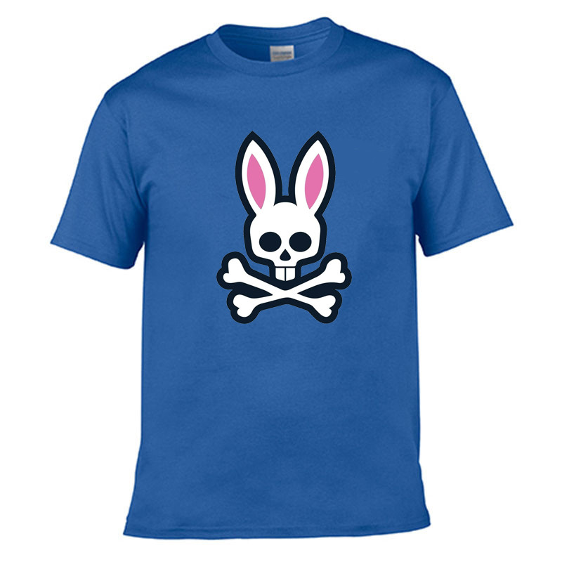 2023 Νέο βαμβακερό μπλουζάκι για άντρες Γυναικείο μπλουζάκι με κοντομάνικο κουνέλι με μοτίβο φαντασμάτων