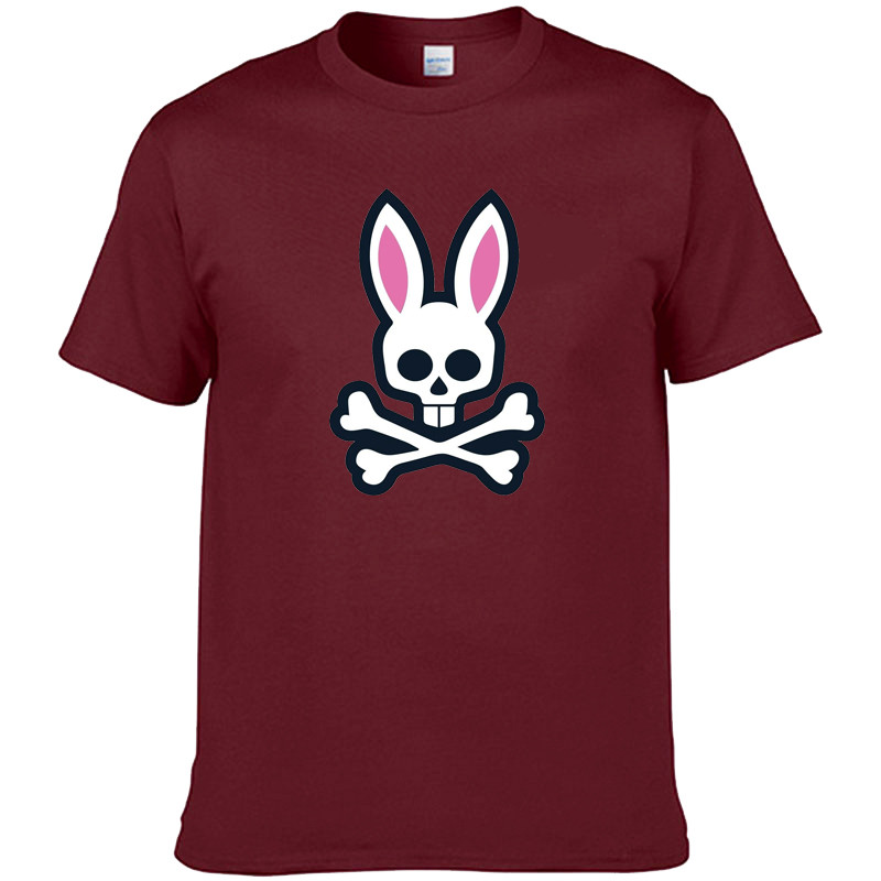 2023 Νέο βαμβακερό μπλουζάκι για άντρες Γυναικείο μπλουζάκι με κοντομάνικο κουνέλι με μοτίβο φαντασμάτων