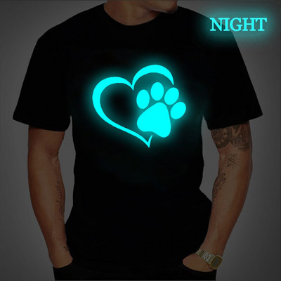 Καλοκαιρινό φωτεινό μπλουζάκι με στάμπα για σκύλους ανδρικό γυναικείο μόδα Μπλουζάκι κοντομάνικο Harajuku χιπ χοπ χαριτωμένο μπλουζάκι χιπ χοπ Homme