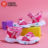 2023 Marca de vară Pantofi de plajă anti-alunecare Sandale pentru copii Fete Pantofi casual copii Flori Prințesă Pantofi plati Marimea 29-38
