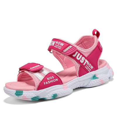 2023 Marca de vară Pantofi de plajă anti-alunecare Sandale pentru copii Fete Pantofi casual copii Flori Prințesă Pantofi plati Marimea 29-38