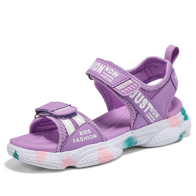 2023 Marca de vară Pantofi de plajă anti-alunecare Sandale pentru copii Fete Pantofi casual copii Flori Prințesă Pantofi plati Marimea 29-38