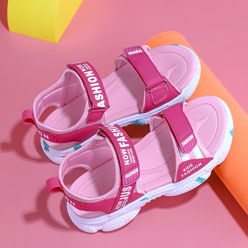 2023 Marca de vară Pantofi de plajă anti-alunecare Sandale pentru copii Fete Pantofi casual copii Flori Prințesă Pantofi plati Marimea 29-38