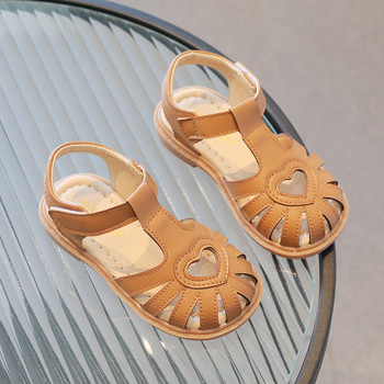 Καλοκαιρινά παιδικά παπούτσια για κορίτσια Σανδάλια μόδας Μαλακό κάτω μέρος Αγόρια σανδάλια παραλίας Love Baby Girl Shoes