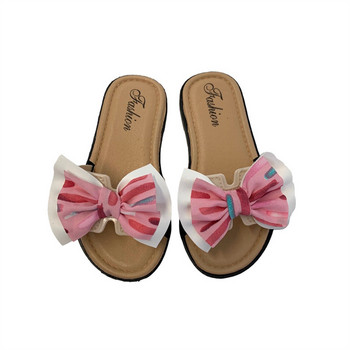 Καλοκαίρι 2023 Παιδικά παπούτσια για κολύμπι στην παραλία Παντόφλες για κορίτσια Σχεδιαστής μόδας Χαριτωμένα νήπια παντόφλες εξωτερικού χώρου για κορίτσι με φιόγκο