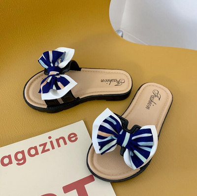 2023 de vară pentru copii pantofi de înot pentru plajă papuci pentru fete de designer de modă papuci drăguți cu arc cu nod pentru copii mici în aer liber pentru fete