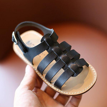 Παιδικά 1-6 ετών Καλοκαιρινά παπούτσια παραλίας για κορίτσια Princess Πλεκτά σανδάλια ανοιχτής μύτης Χρυσό, Ασημί, Μαύρο