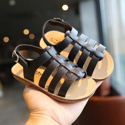 1–6 metų vaikams vasaros lauko paplūdimio batai mergaičių princesės megztos basutės aukso, sidabro, juodos spalvos