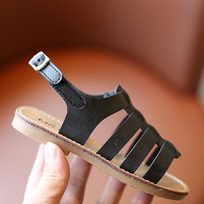 1–6 metų vaikams vasaros lauko paplūdimio batai mergaičių princesės megztos basutės aukso, sidabro, juodos spalvos