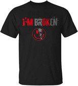 Tricou Im Broken Im Ok Tricouri pentru bărbați Tricou Tumblr Ulzzang Cămașă pentru adulți Tricou grafic nou sosire Haine gotice Hip Hop
