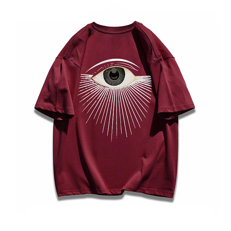 Dideli vyriški marškinėliai Nemokamas pristatymas Scary Eyes trumpomis rankovėmis 100 % medvilnė Kasdieniai marškinėliai su iškirpte Vasaros moteriški drabužiai Gatvės drabužiai