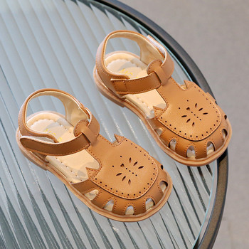 Сандали за момичета Летни модни изрезки Любовни бебешки обувки за момиче Плажни сандали за момчета