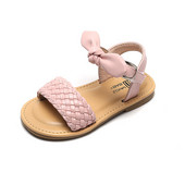 Sandale de vară pentru fete Cute Bow Ittle Girl Pantofi cu fund moale Sugari Copii Sandale de plajă