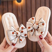 Armsad uued Lastesussid Suvised Tüdrukute Sandaalid Beebi Vibu Sõlm Libisemisvastane Väliskandmine Pehme tallaga Tüdrukute Sussid Laste Rannajalatsid