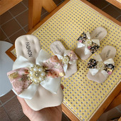 Παιδικές παντόφλες Bowknot Παιδικά σανδάλια Ευέλικτο Πριγκίπισσα Αντιολισθητικές Μαλακές παντόφλες για κορίτσια Υπαίθρια μόδα Χαριτωμένα παπούτσια για την παραλία Αρχική