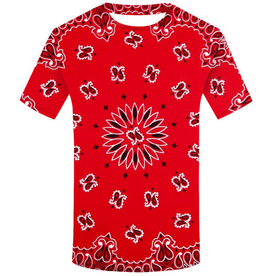 Letné módne 3D tlačené tričko Pánske hip hopové street ležérne tričko s krátkym rukávom, top s O golierom, nadrozmerné