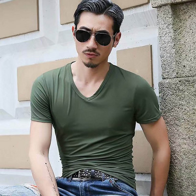 Νέο ανδρικό μπλουζάκι Spandex Fitness ανδρικά μπλουζάκια μπλουζάκια μπλουζάκια για ανδρικά μπλουζάκια μονόχρωμα T-shirt B0894