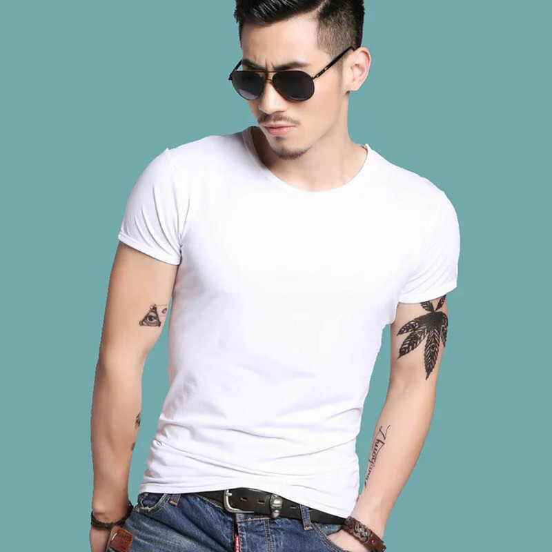 Νέο ανδρικό μπλουζάκι Spandex Fitness ανδρικά μπλουζάκια μπλουζάκια μπλουζάκια για ανδρικά μπλουζάκια μονόχρωμα T-shirt B0894