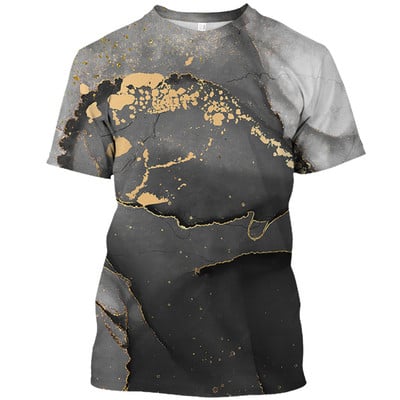 3D textúranyomtatás Férfi póló Street Trend rövid ujjú felsők kültéri hip-hop stílusú túlméretezett póló 2023 új utcai viselet 6XL