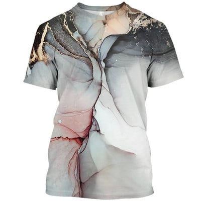 3D textúranyomtatás Férfi póló Street Trend rövid ujjú felsők kültéri hip-hop stílusú túlméretezett póló 2023 új utcai viselet 6XL