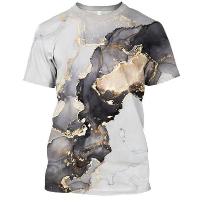 3D textúranyomtatás Férfi póló Street Trend rövid ujjú felsők kültéri hip-hop stílusú túlméretezett póló 2023 új utcai viselet 6XL