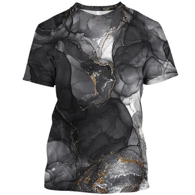 3D textúranyomtatás Férfi póló Street Trend rövid ujjú felsők kültéri hip-hop stílusú túlméretezett póló 2023 új utcai viselet 6XL