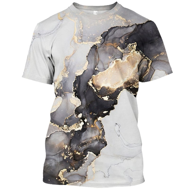 3D textúranyomtatás Férfi póló Street Trend rövid ujjú felsők kültéri hip-hop stílusú túlméretezett póló 2023 új utcai viselet 6XL