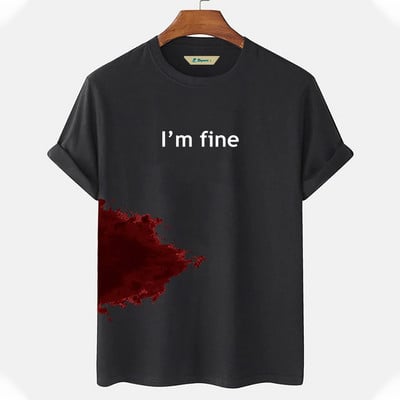 Απλό ανδρικό μπλουζάκι Μόδα Splicing ρίγες 3d κοντό μανίκι καθημερινά casual υπερμεγέθη ανδρικό τοπ αναπνέον μπλουζάκι από πολυεστέρα