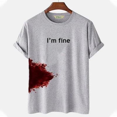 Απλό ανδρικό μπλουζάκι Μόδα Splicing ρίγες 3d κοντό μανίκι καθημερινά casual υπερμεγέθη ανδρικό τοπ αναπνέον μπλουζάκι από πολυεστέρα