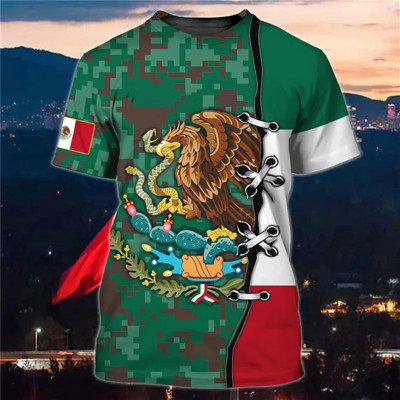 Vintage majica kratkih rukava sa životinjama za muškarce Majice s printom tigra/škorpiona 3D ležerna muška majica s kratkim rukavima Prevelika muška odjeća Ropa Para Hombre