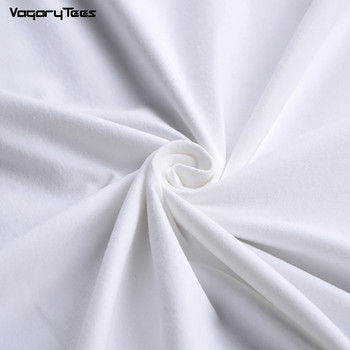 Vagarytees 2022 Касета и молив тениска homme лято нова къса тениска мъжки бяла ежедневна тениска унисекс улично облекло