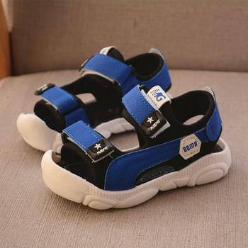 2023 Летни детски обувки Момчета Меки подметки Плажни обувки Мъжки Baby Baotou Anti-kick Детски сандали Летни сандали Princepard
