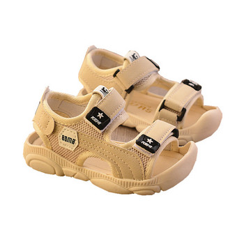 2023 Summer Παιδικά Παπούτσια Αγόρια Μαλακές σόλες Παραλία Ανδρικά παπούτσια Baby Baotou Anti-kick Παιδικά σανδάλια Princepard Summer Sandals