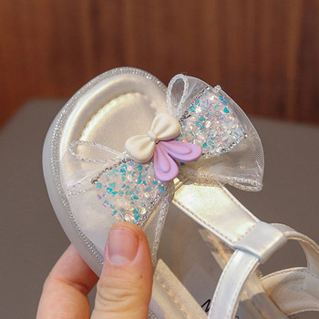 Σανδάλια για κορίτσια για το καλοκαίρι Cute Rabbit Ear Ittle Girl Παπούτσια Παπούτσια Prom Party Πλατφόρμα Παπούτσια για κορίτσια Princess Ribbon σανδάλια G04011