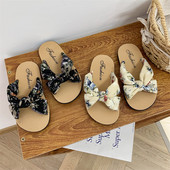 TaoziPapuci cu imprimeu la modă de vară pentru fetiță, din burete, confortabili, moale, casual, pentru interior și exterior