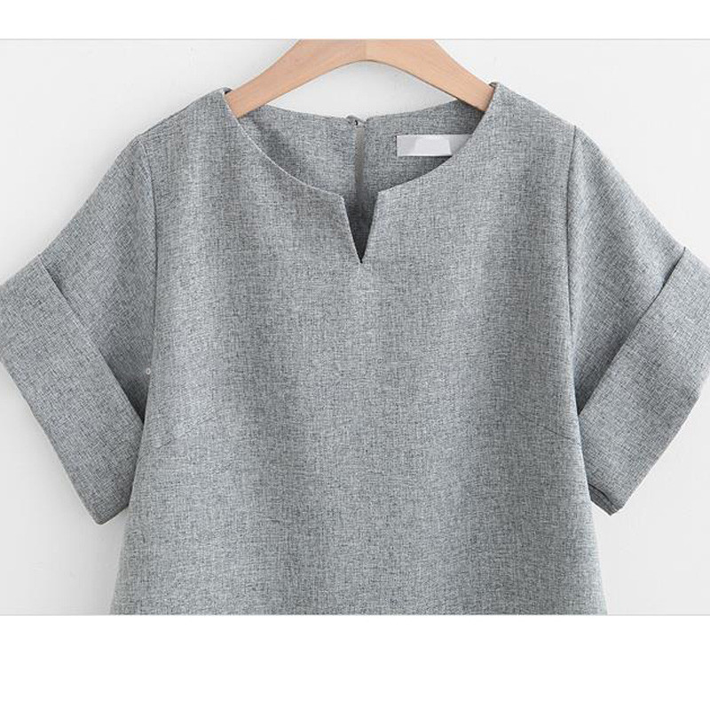 Moteriško kostiumo dviejų dalių komplektas Medvilniniai lininiai marškiniai šortai, tinkantys moteriški komplektai plius dydis trumpas komplektas Moteriški vasaros madingi drabužiai